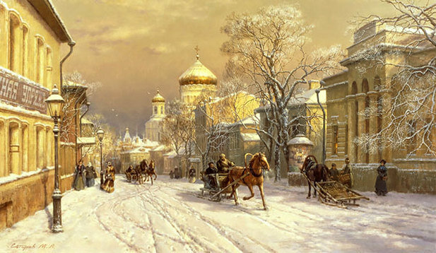 картины сатарова старая москва фото