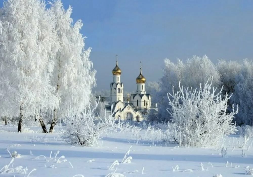 храм зимой картинки фото