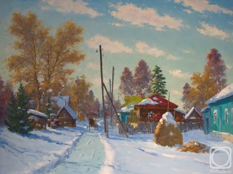 художник александр александровский зима фото