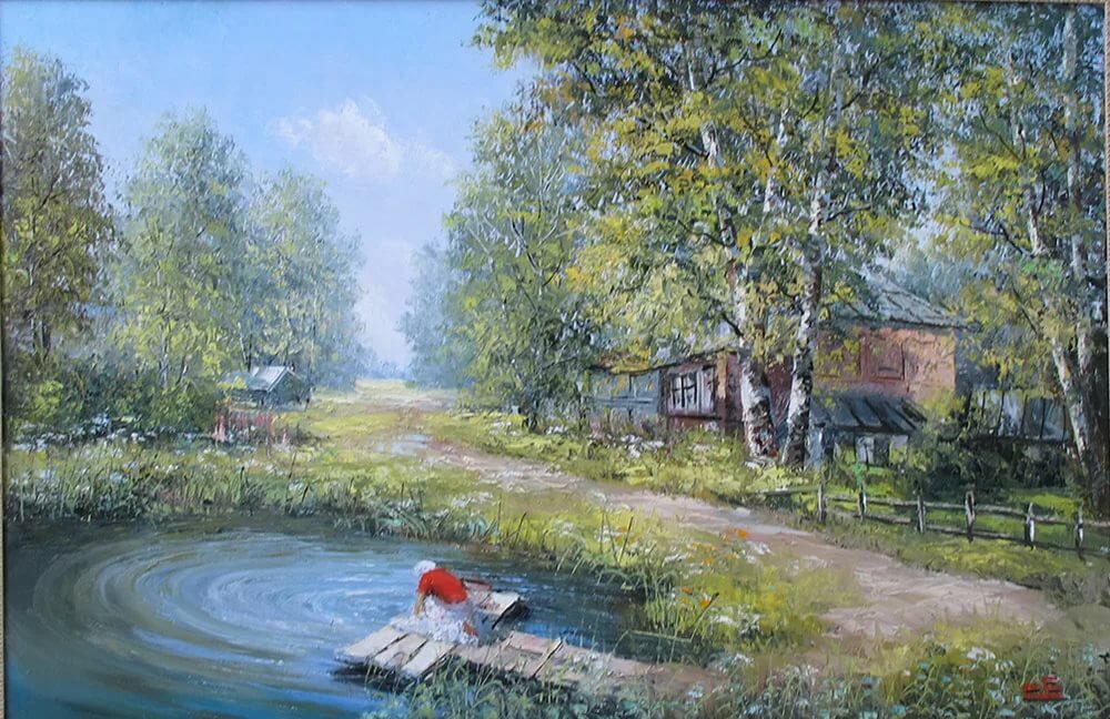 художник евгений синев.пейзажи фото