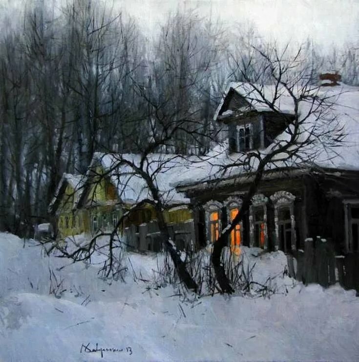 художник савченко алексей зимние пейзажи фото