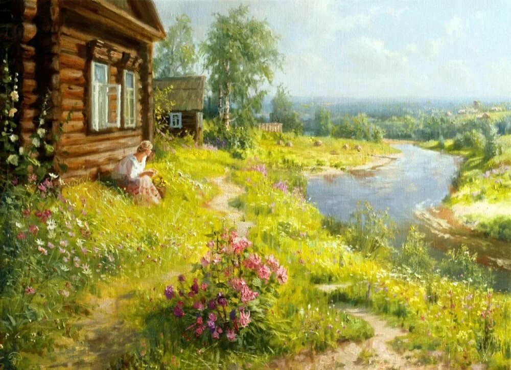 художник жданов летние пейзажи фото