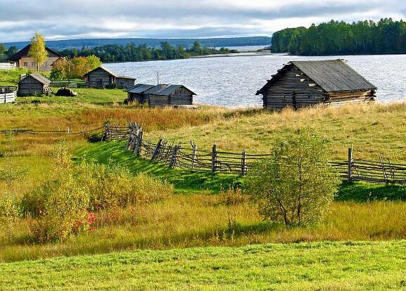 красивые пейзажи деревень архангельской области фото