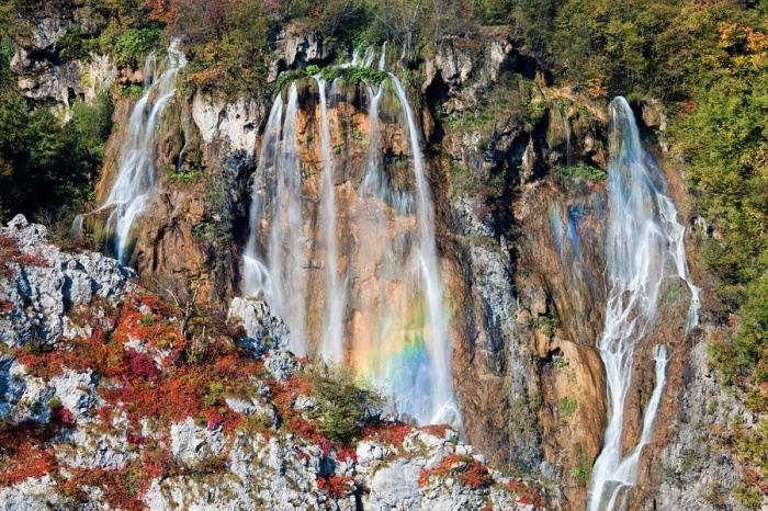 красивый водопад фото