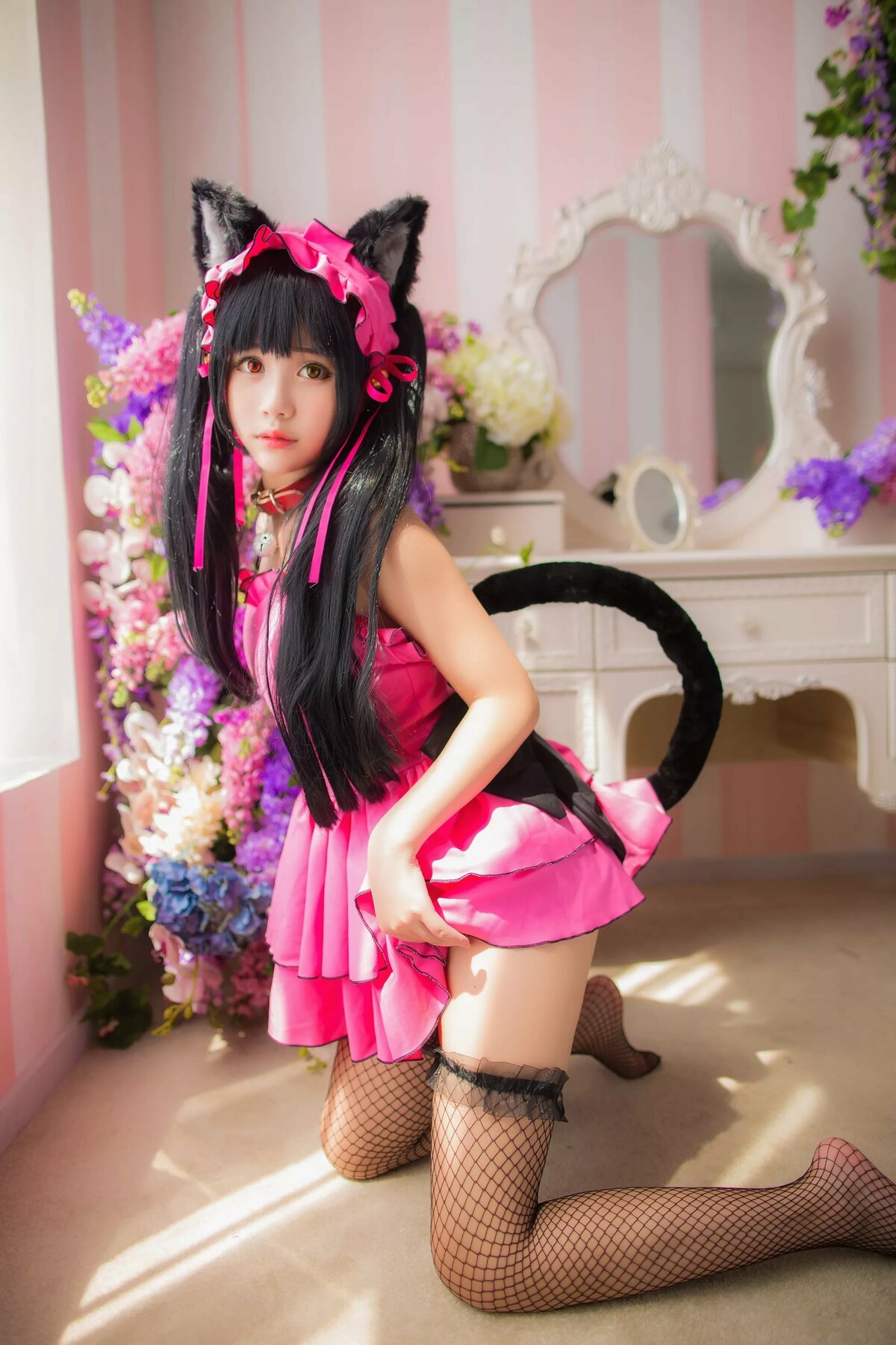 kurumi neko cosplay фото