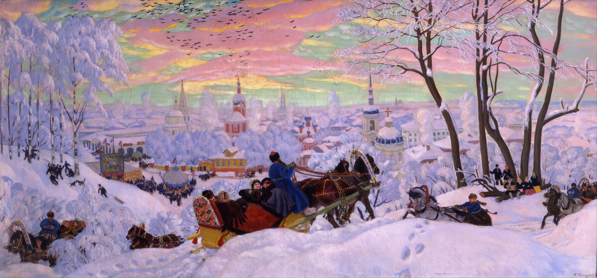 кустодиев масленица 1916 фото
