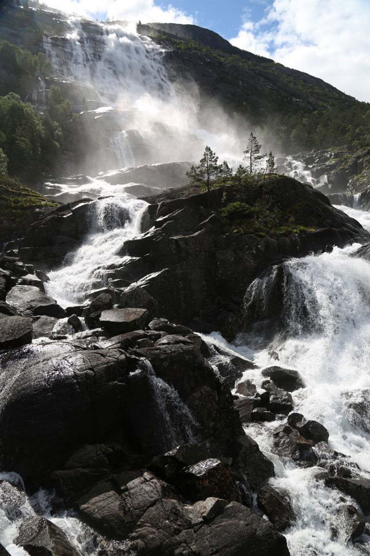 langfossen водопад фото