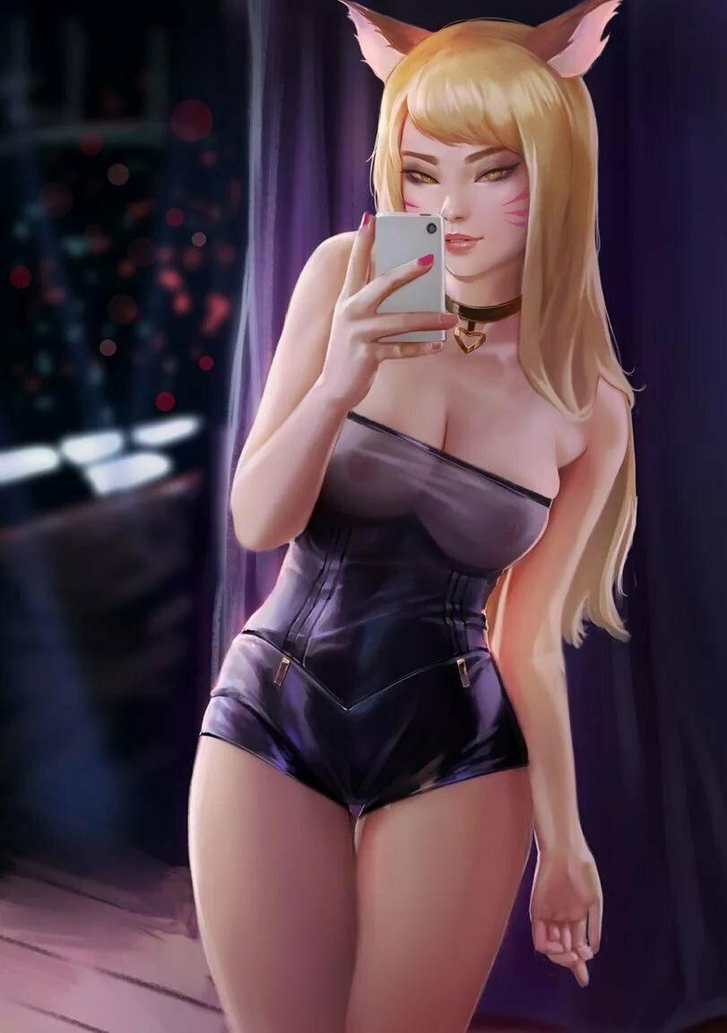league of legends ahri ero арт kda фото