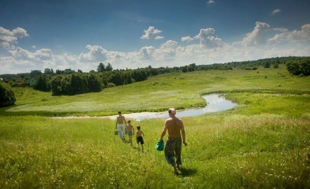 лето в деревне фото