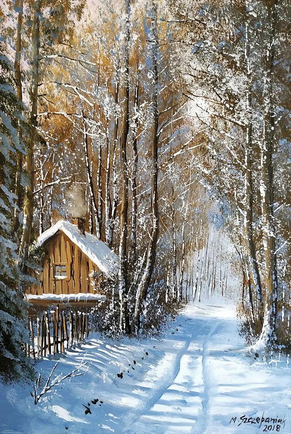 marek szczepaniak.зимние пейзажи фото