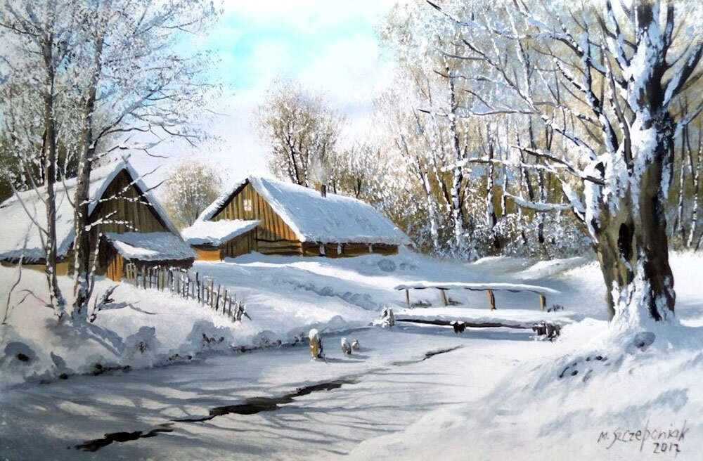 marek szczepaniak.зимние пейзажи фото