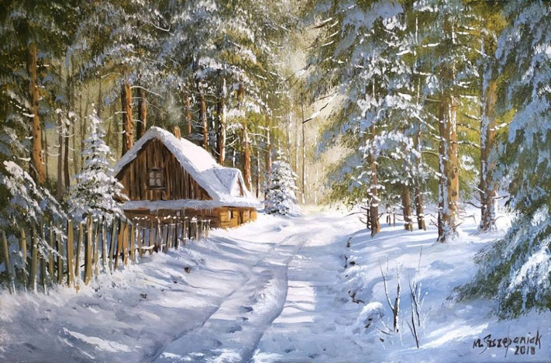 marek szczepaniak.зимние пейзажи фото