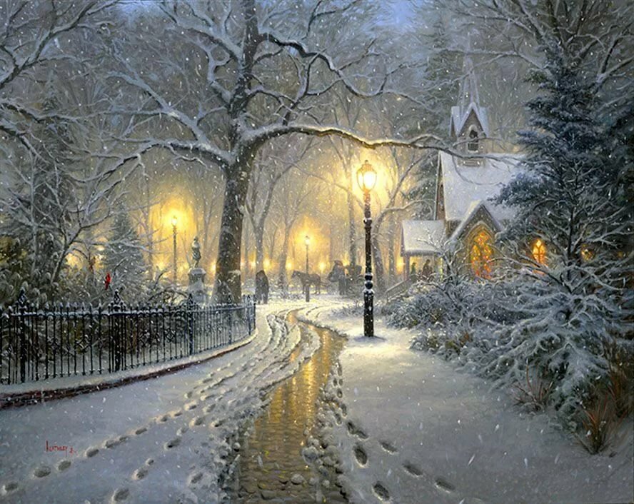 mark keathley зима картины фото