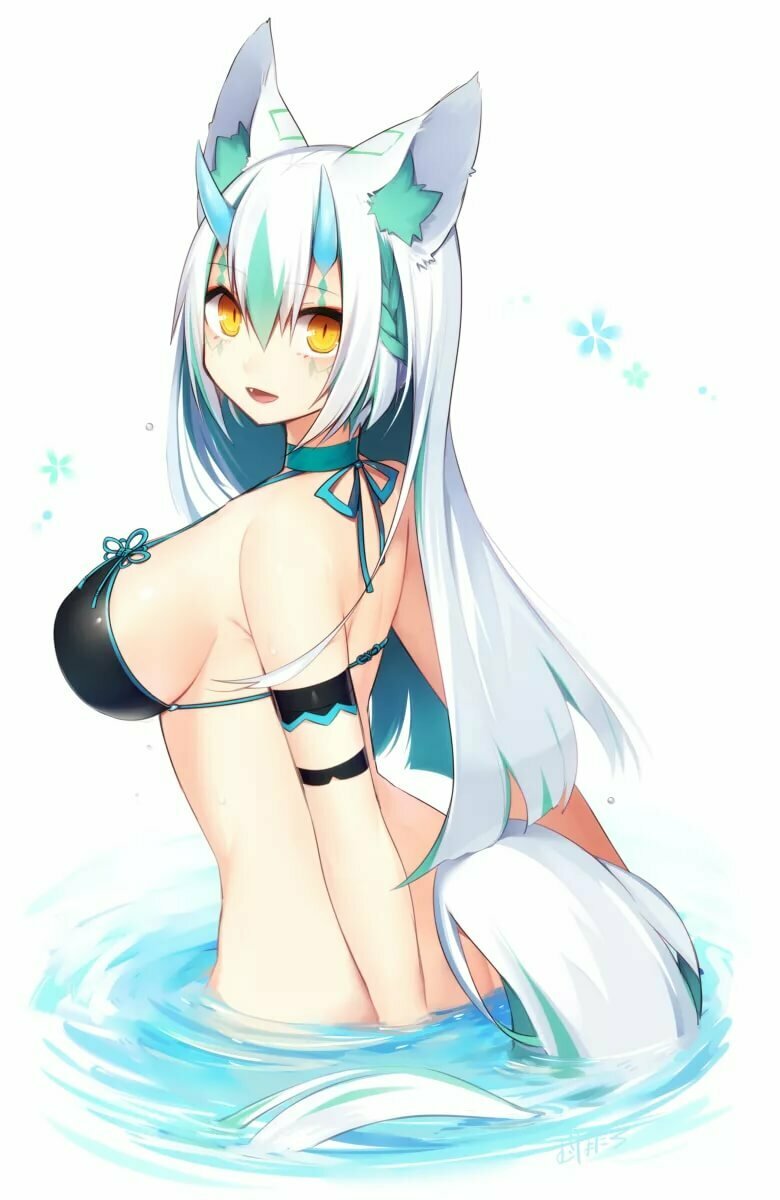 monster girl аниме арты неко фото