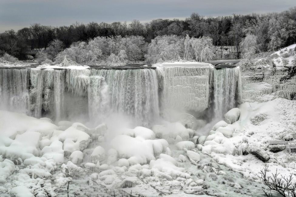 ниагарский водопад замерз 2019 фото