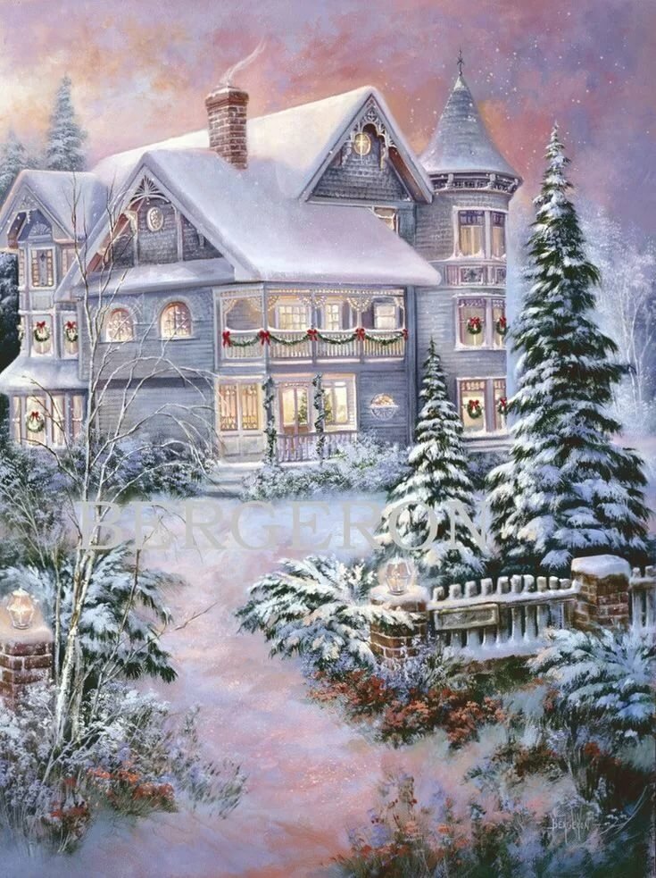 nicky boehme картины зима фото