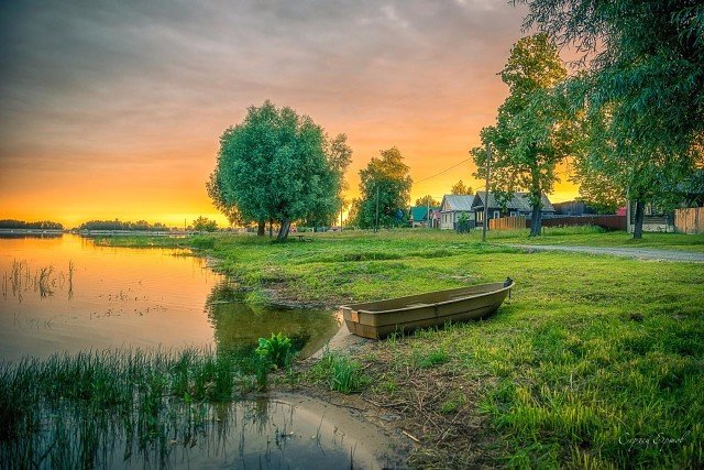 природа россии вечер фото