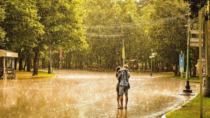 прогулка под дождем картинки фото