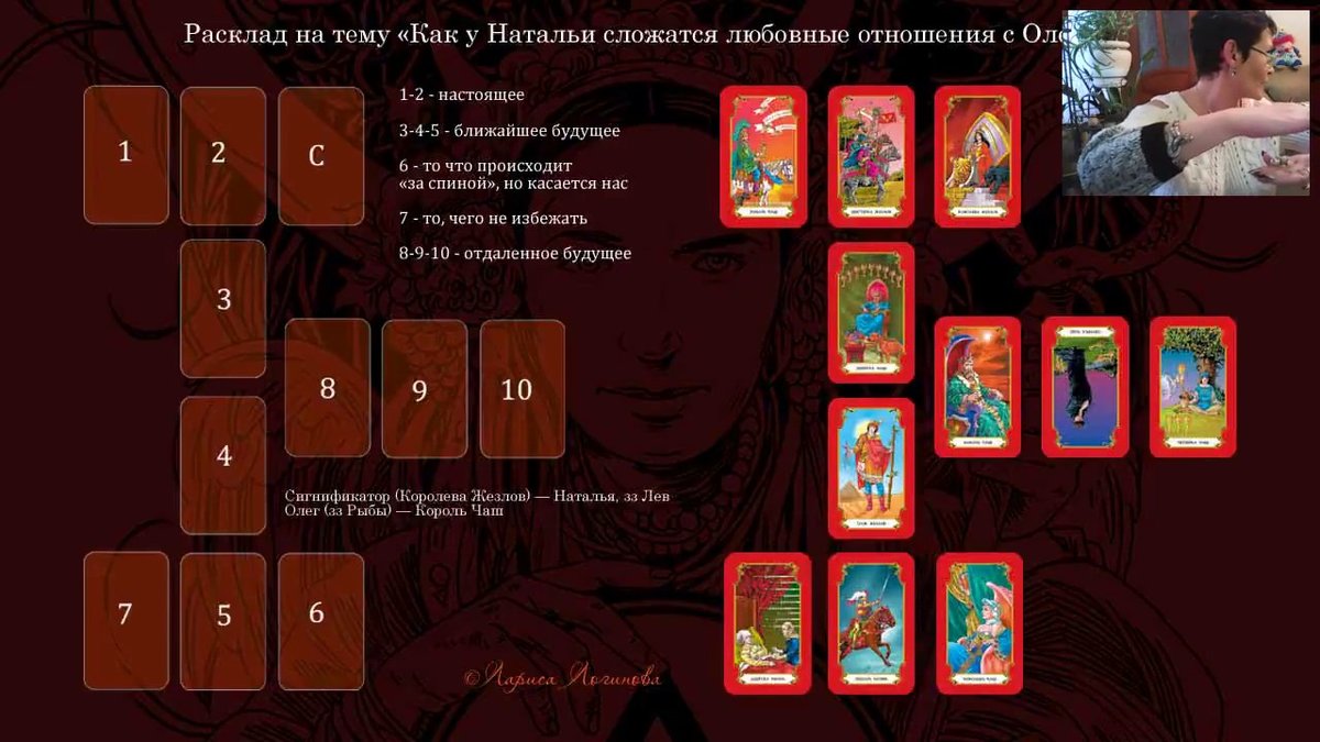 расклад логиновой фото