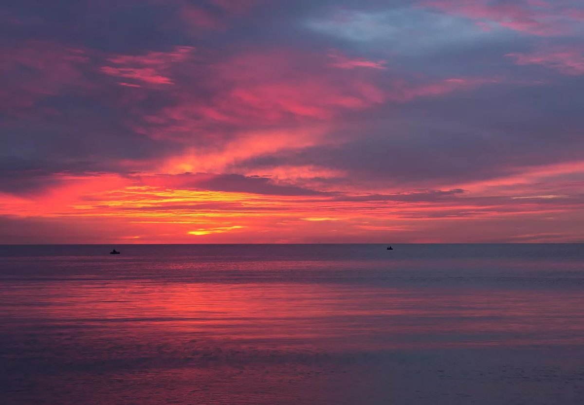 рассвет на море картинки фото