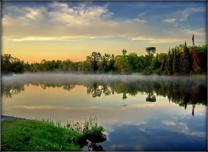 рассвет над водой картинки фото