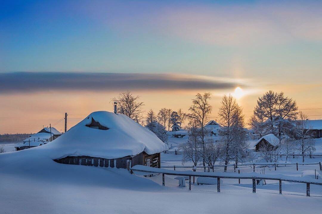 республика коми зима деревня фото