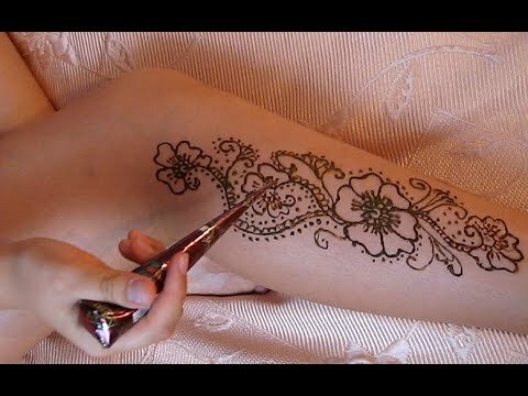 рисунки хной на руке фото