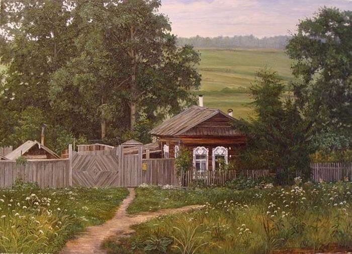 родной дом в деревне картинка фото