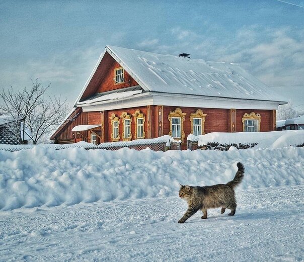 русская деревня фото