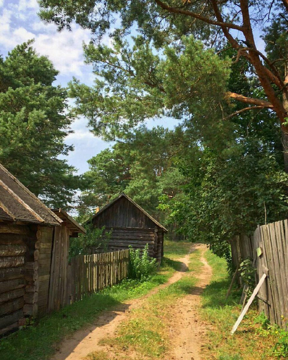 русская деревня фото