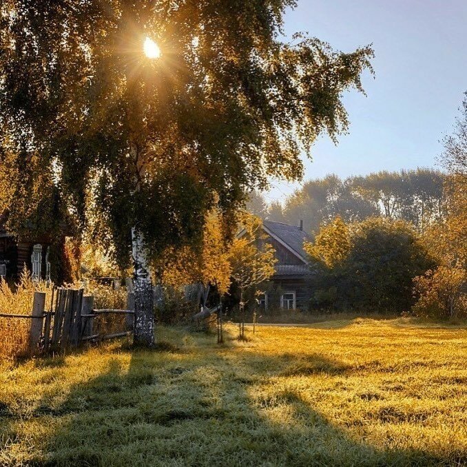 русская деревня картинки фото