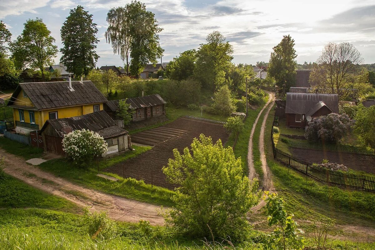 русская деревня красивые фото