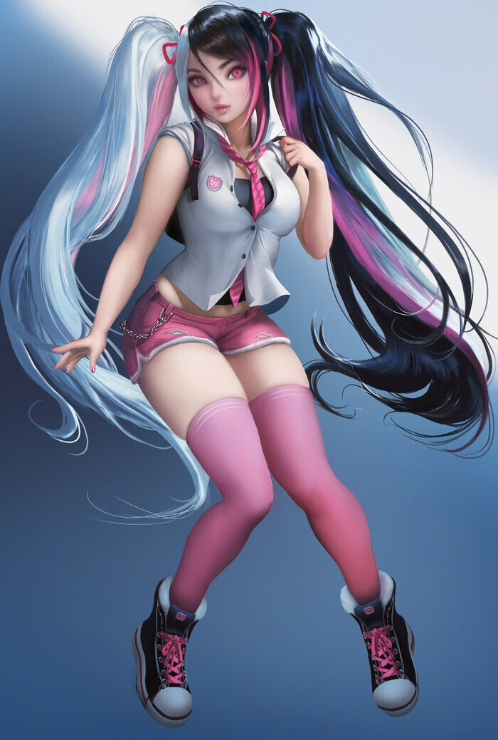 sakimichan art 18 девушки фото