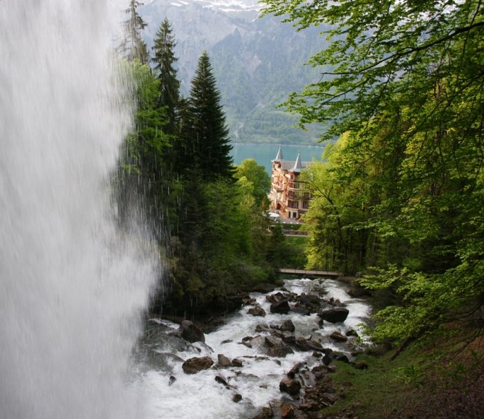 самые красивые водопады швейцарии фото