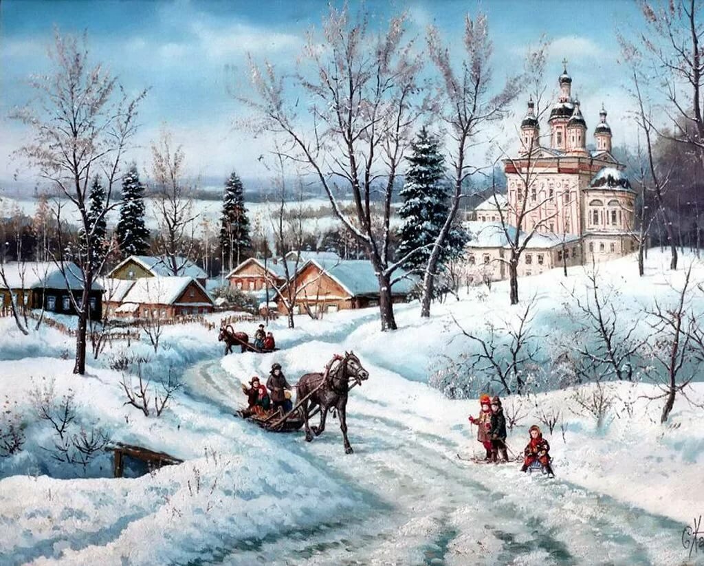 сергей хананин зимние пейзажи фото