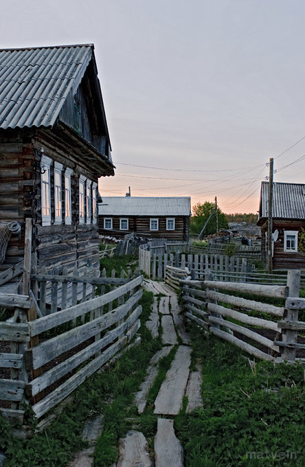 северные поморские деревни фото