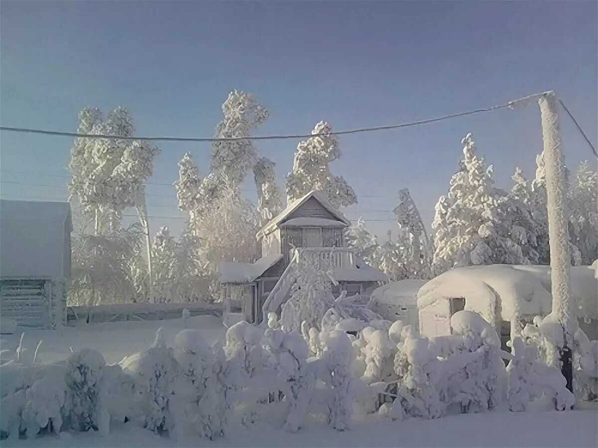 сибирь мороз фото