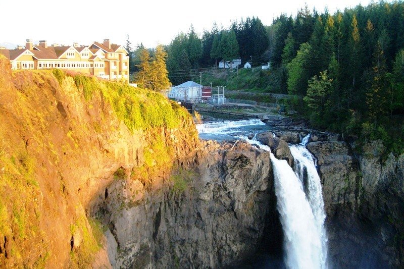 snoqualmie falls (водопад сноквалми) фото
