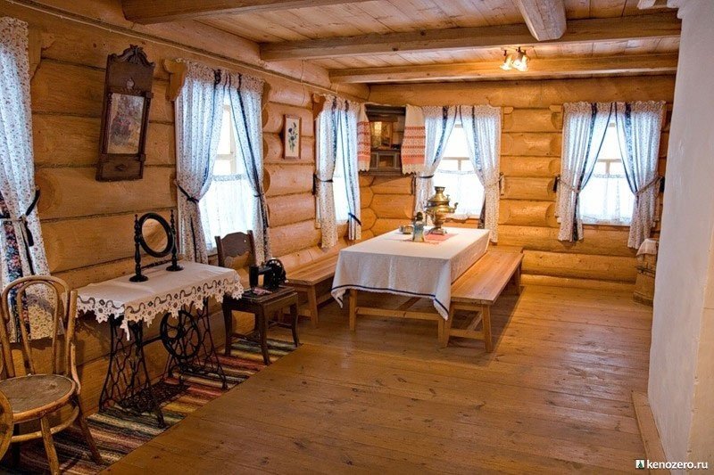 старинный деревенский интерьер фото
