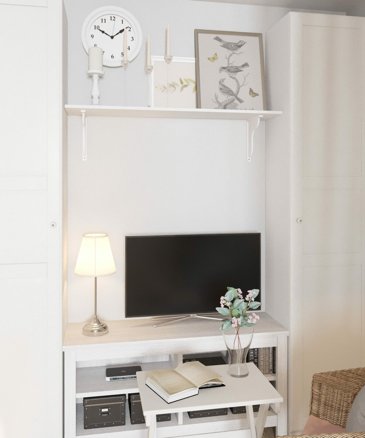 стеллаж под телевизор ikea фото