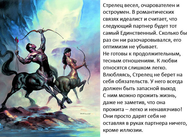 стрелец знак зодиака характер фото