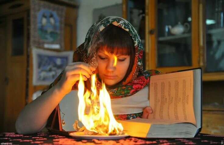 святочные гадания фото