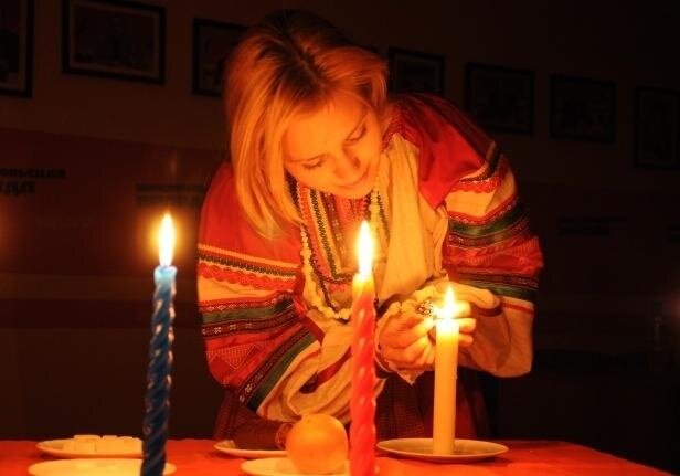 святочные гадания фото