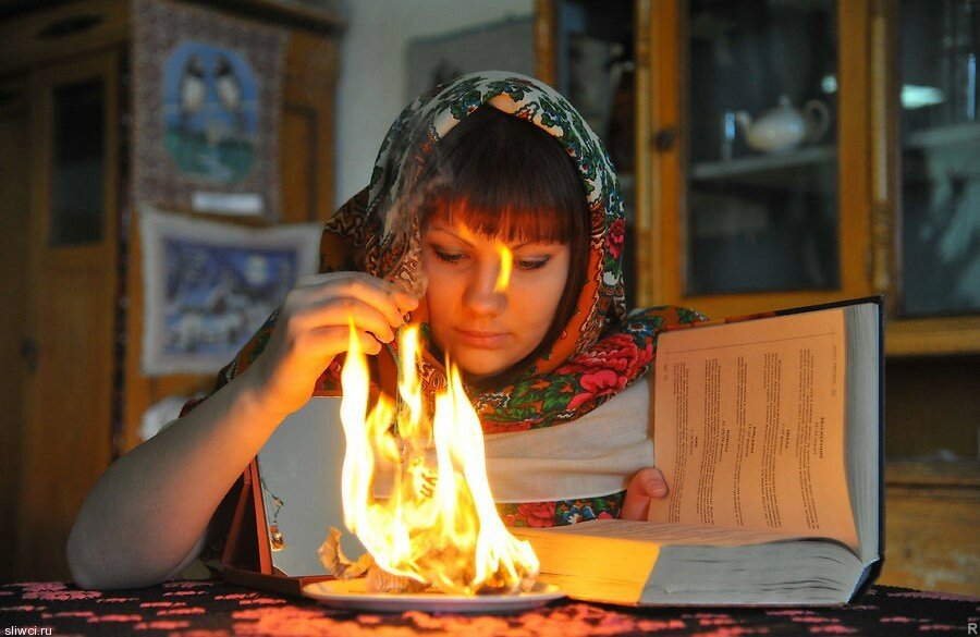 святочные гадания фото