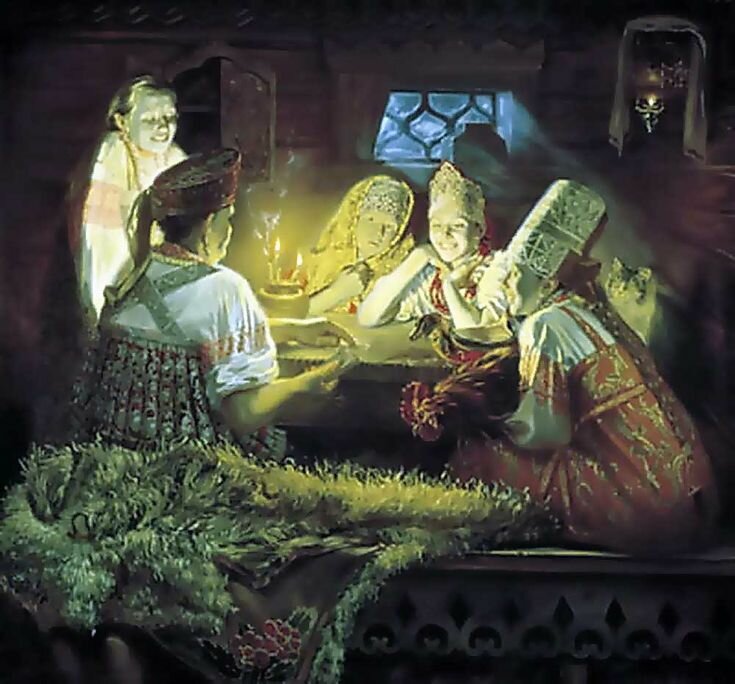 святочные гадания картинки фото