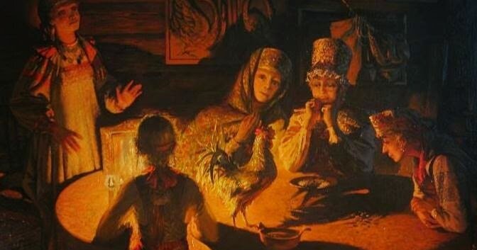 святочные гадания картинки фото