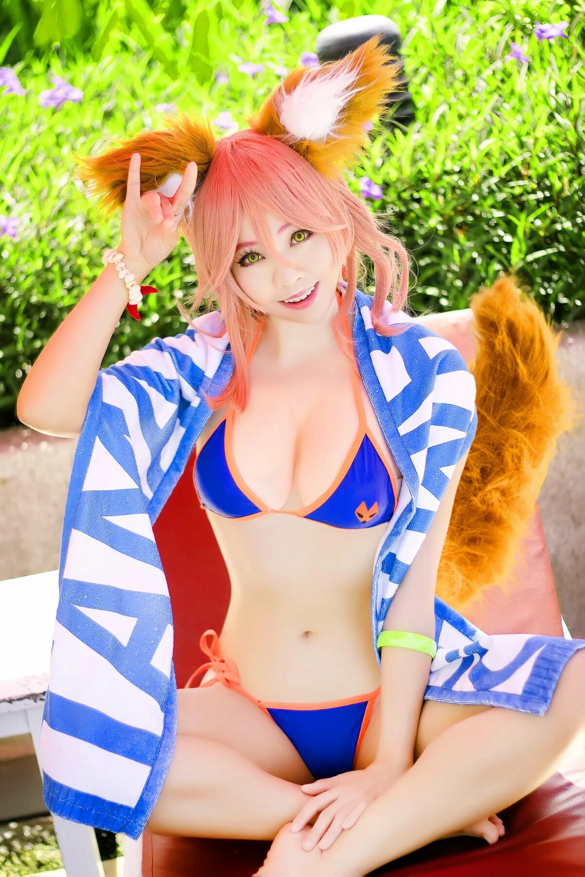 tamamo no mae косплей фото