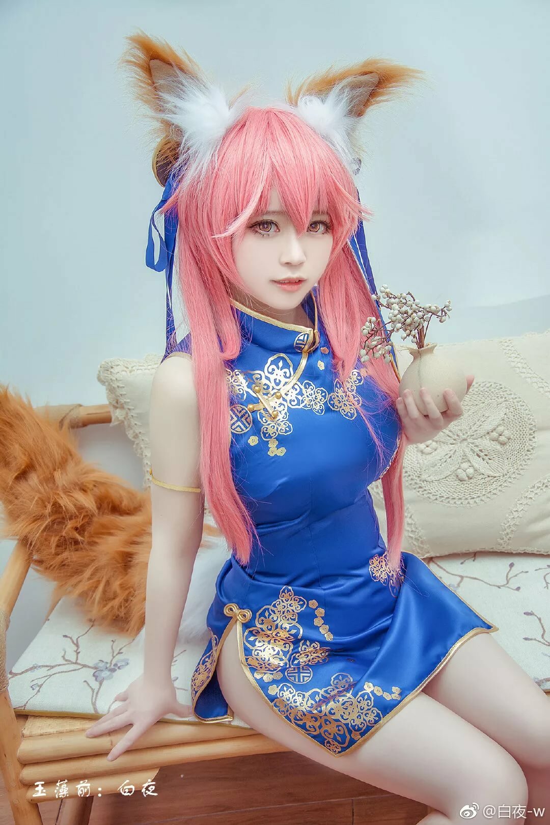 tamamo no mae косплей фото