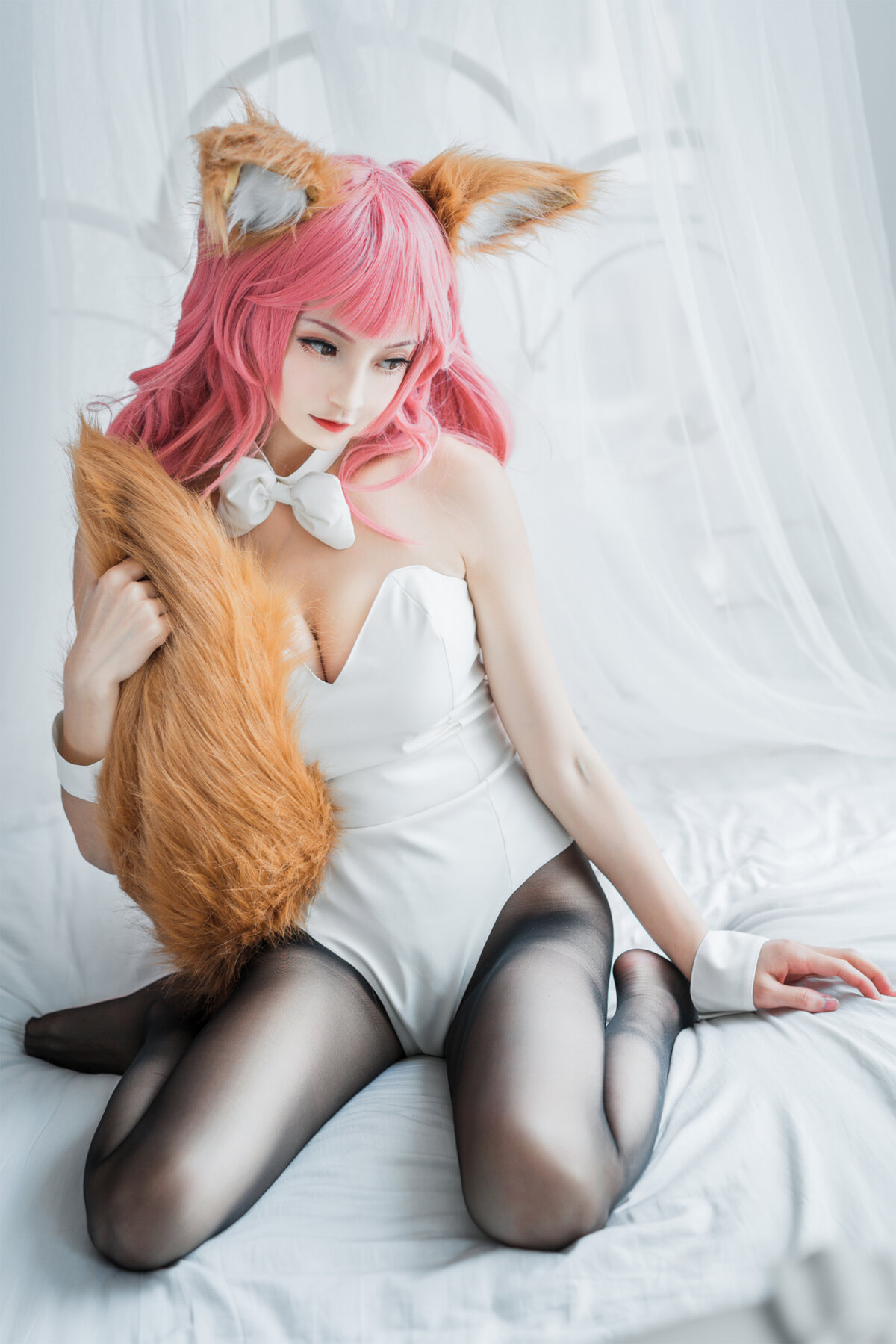 tamamo no mae косплей bunny фото