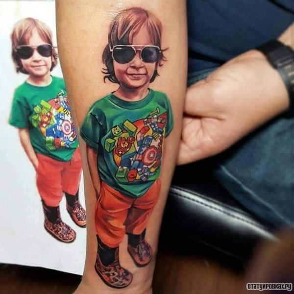 тату для детей фото